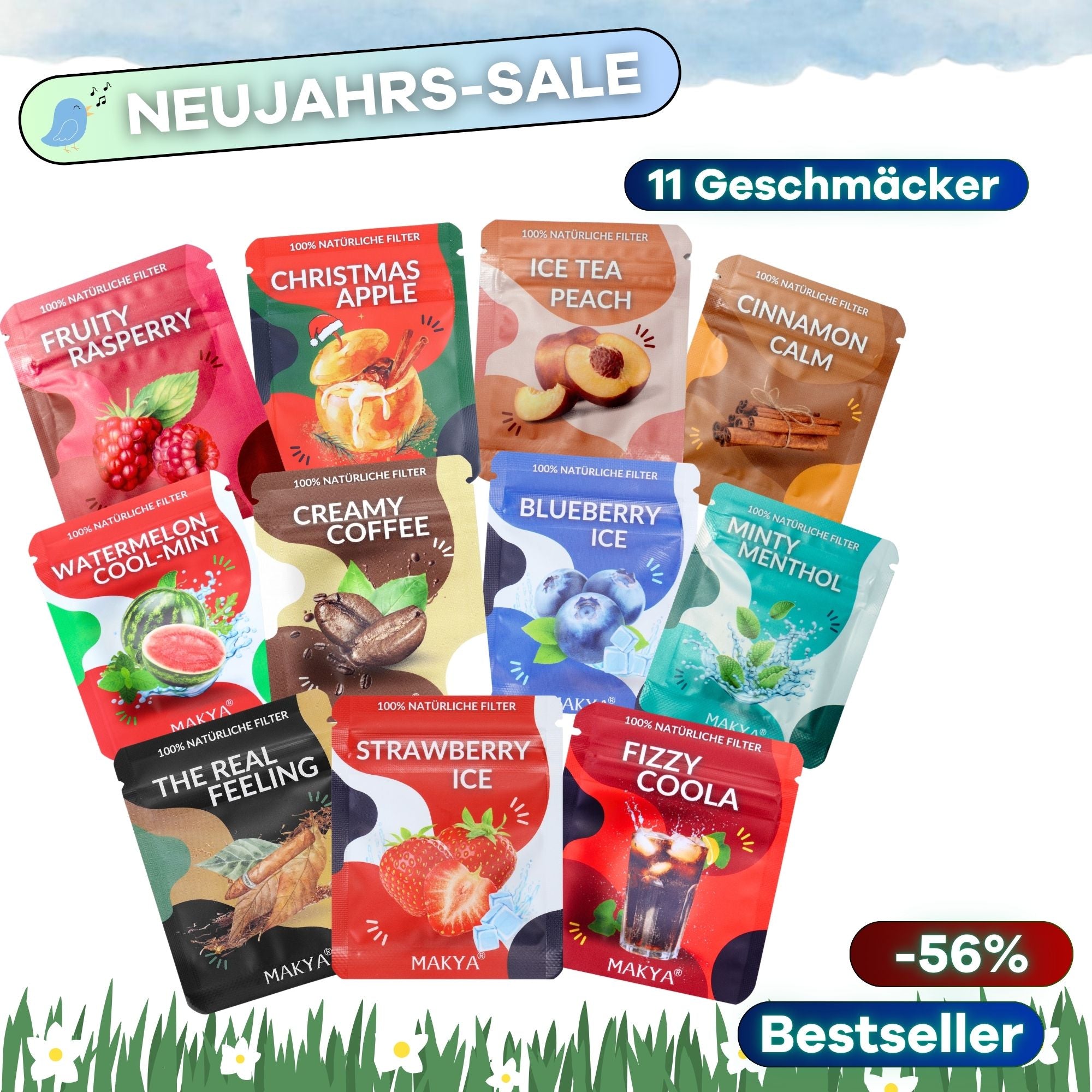 Geschmacksfilter Frühjahrs Set 4 - Leckere Rauchentwöhnung