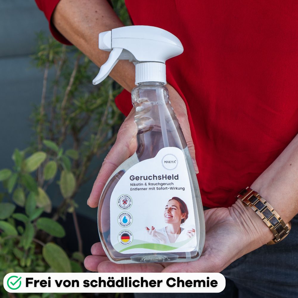 GeruchsHeld - Premium Nikotin und Rauchgeruch Entferner - MAKYA