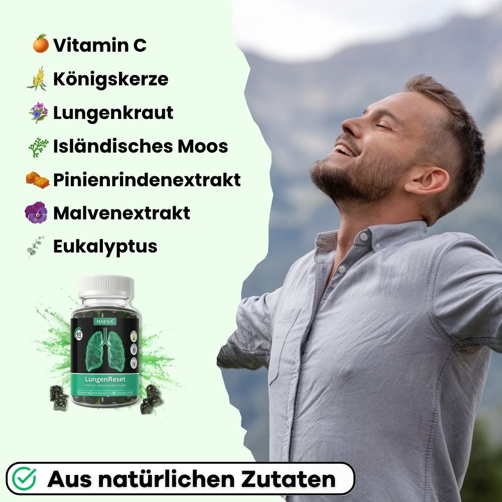 LungenReset - Gummibären mit Vitamin und Naturkräutern - MAKYA