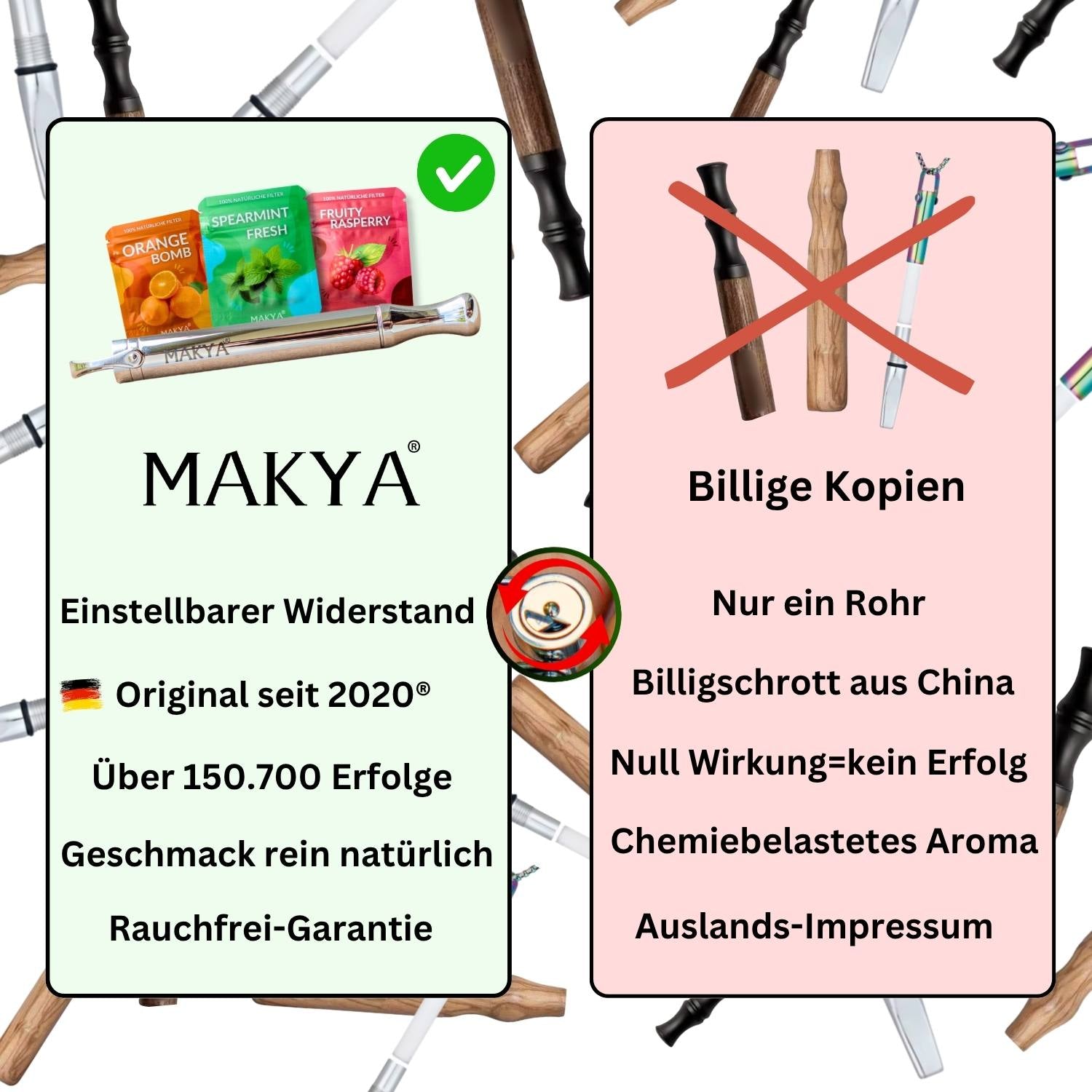 Makya Flow - Leckere Rauchentwöhnung nach deinem Wunsch