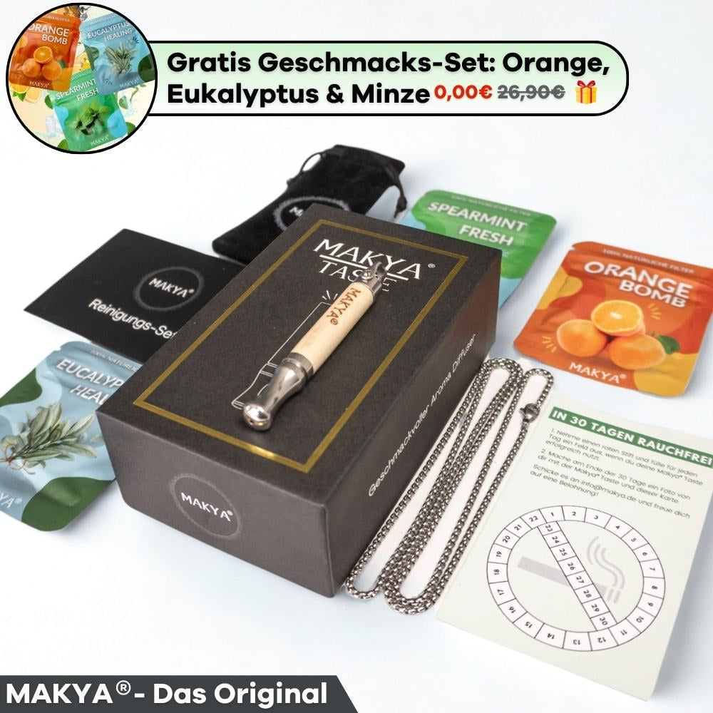 Makya Taste - Natürliche und leckere Rauchentwöhnung