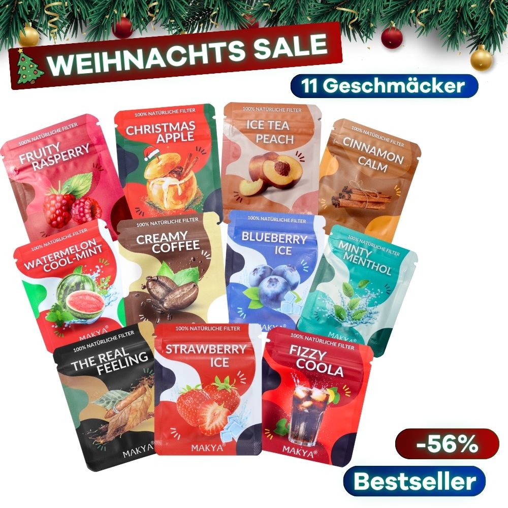 Geschmacksfilter Weihnachts Set 4 - Leckere Rauchentwöhnung