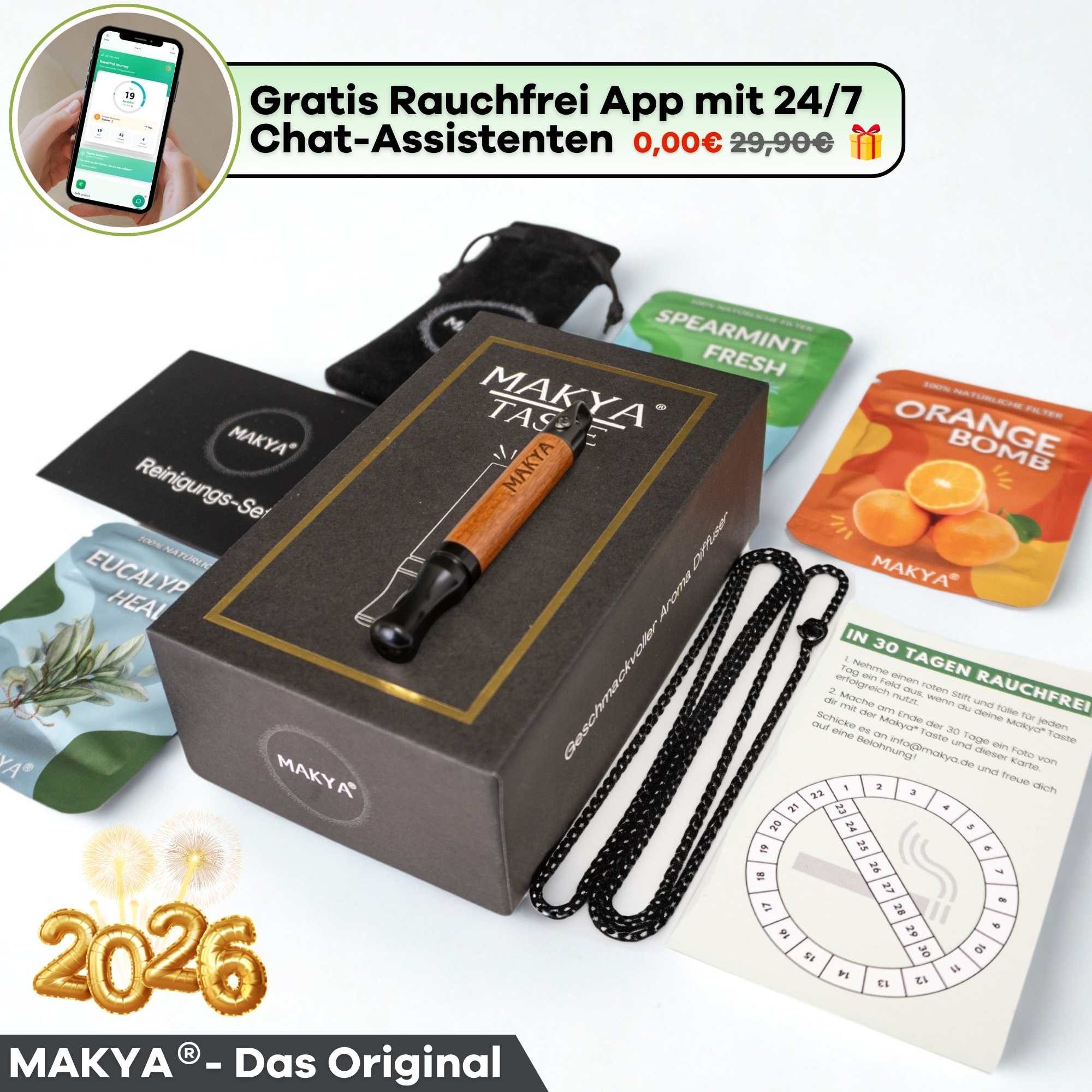 Makya Taste - Geschmackvolle Rauchentwöhnung 100% natürlich