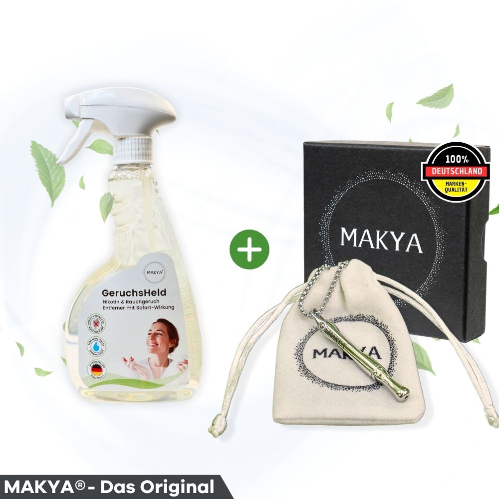 Rauchfrei-Set: Makya V3 + GeruchsHeld (inkl. eBook gratis) - MAKYA