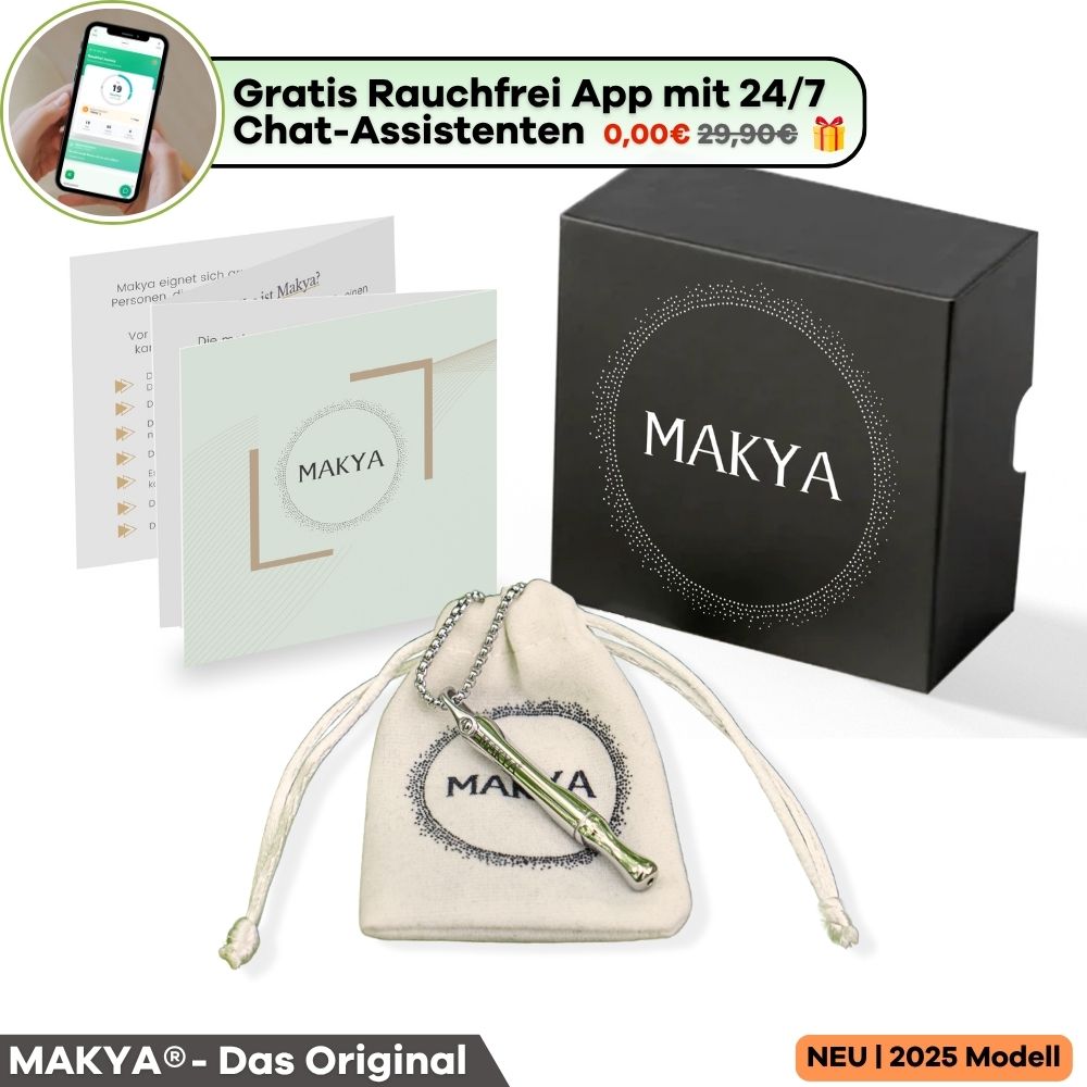 MAKYA V3 - Die Original Atemhalskette zur Rauchentwöhnung